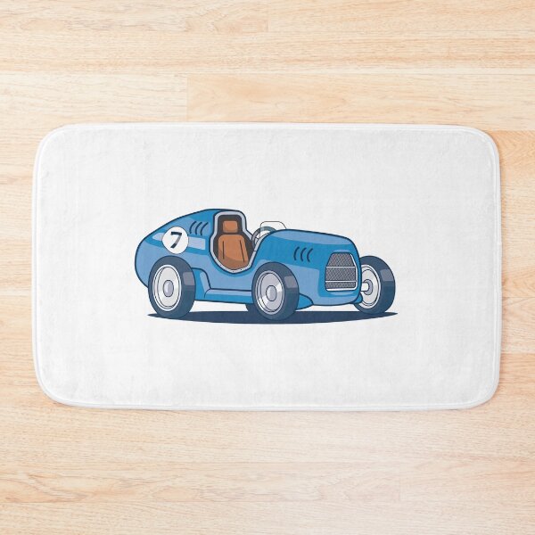 Item preview, Retro race car - blue designed and sold by Ellisano.