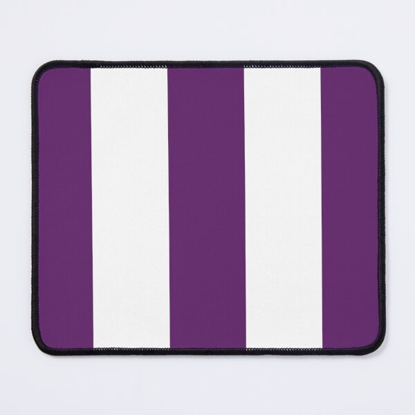 Item preview, Large AUBERGINE PURPLE and WHITE Vertical STRIPES designed and sold by RachelMacht.