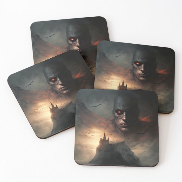 Item preview, The Vampire - Spirit of the Vampyre Overlooking Castle - Original Artwork designed and sold by CloudofKnowing.