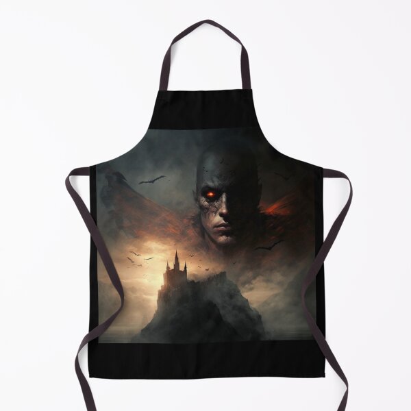 Item preview, The Vampire - Spirit of the Vampyre Overlooking Castle - Original Artwork designed and sold by CloudofKnowing.