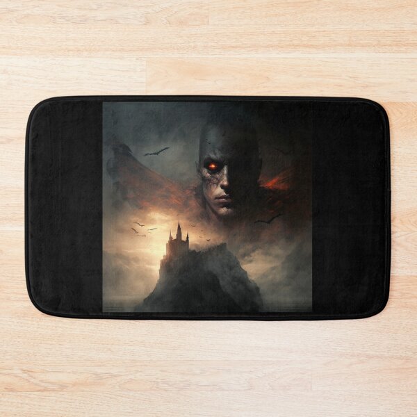 Item preview, The Vampire - Spirit of the Vampyre Overlooking Castle - Original Artwork designed and sold by CloudofKnowing.
