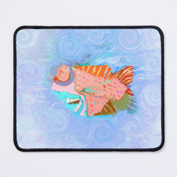 Item preview, Boho Fish Hippie Vibes Coastal Bohemian Style Home Décor or Art 1 of 2 designed and sold by Beachy.