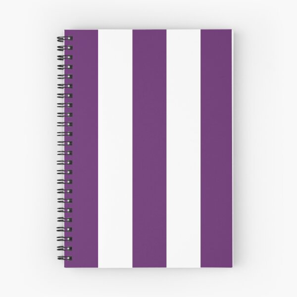 Item preview, Large AUBERGINE PURPLE and WHITE Vertical STRIPES designed and sold by RachelMacht.