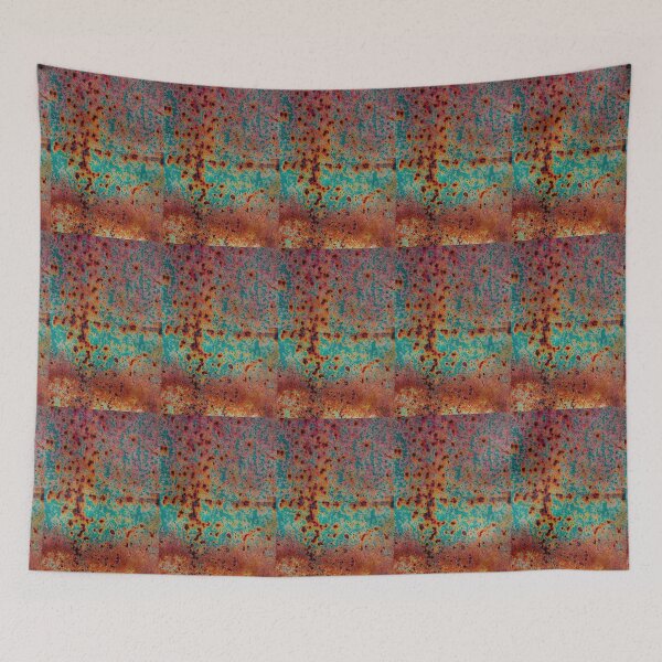 Item preview, Orange and Aqua Rust designed and sold by Masha-Gr.
