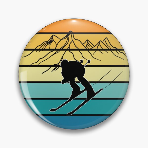 Item preview, Ski Lover Vintage Ski Resort Skier Winter Sports Retro designed and sold by TheInkElephant.