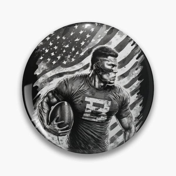 Item preview, American Football Player Usa Flag designed and sold by druckfun.