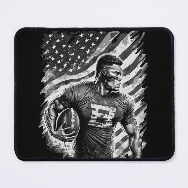 Item preview, American Football Player Usa Flag designed and sold by druckfun.