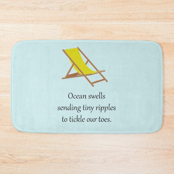 Item preview, Beach Chair: Ocean swells sending tiny ripples to tickle our toes. designed and sold by SomeGuyLou.