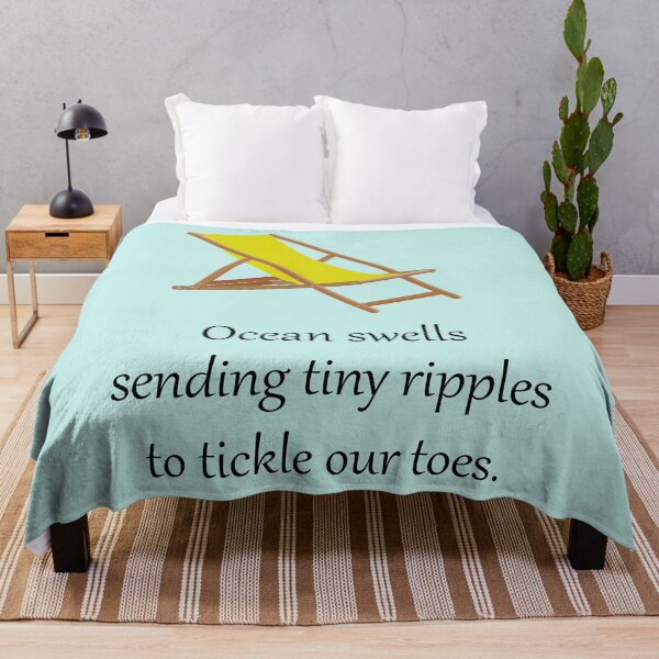 Item preview, Beach Chair: Ocean swells sending tiny ripples to tickle our toes. designed and sold by SomeGuyLou.