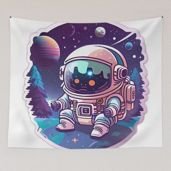 Item preview, Lonely Astronaut: Starry Night designed and sold by ECuteDesigns.