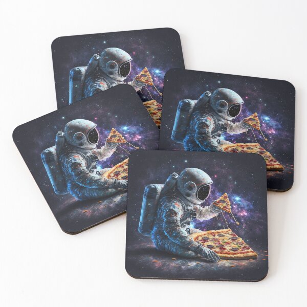 Item preview, Astronaut eating pizza classic T-Shirt designed and sold by wissoo.