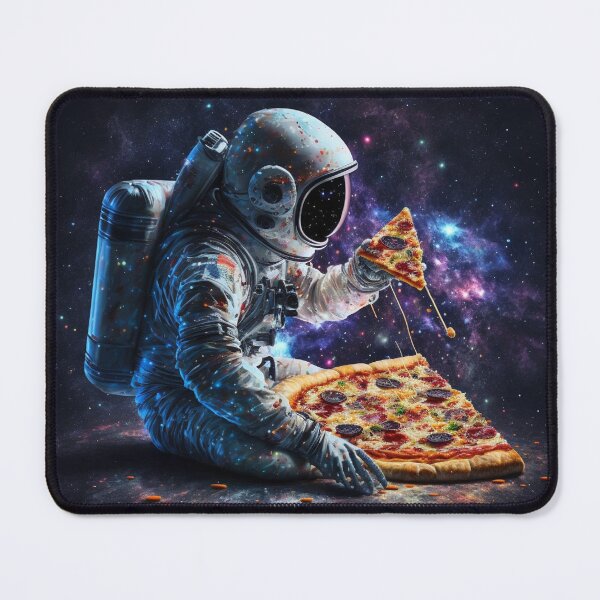 Item preview, Astronaut eating pizza classic T-Shirt designed and sold by wissoo.