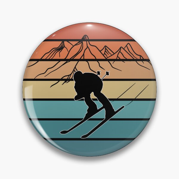 Item preview, Ski Lover Vintage Ski Resort Skier Winter Sports Retro designed and sold by TheInkElephant.
