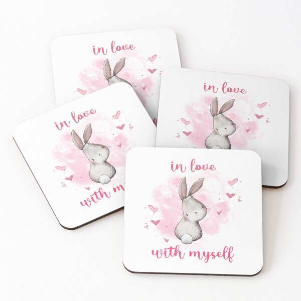 Item preview, Valentine's Day Cute Bunny In Love with Myself 1 F designed and sold by TasimaDesign.