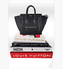 Designer Bag Fashion Art Poster