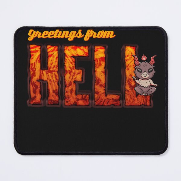 Item preview, Greetings from Hell - funny postcard designed and sold by ChrisFeil.