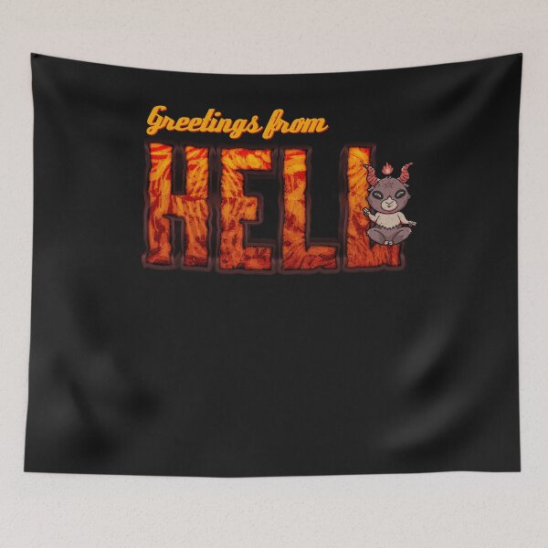 Item preview, Greetings from Hell - funny postcard designed and sold by ChrisFeil.