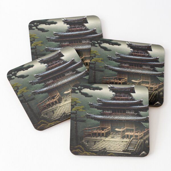 Item preview, Pagoda in the middle of a forest designed and sold by FreeSpirit-Shop.