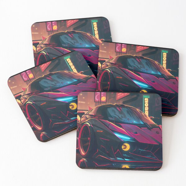 Item preview, Ferrari Cyberpunk futuristic designed and sold by SuperSoulArts.