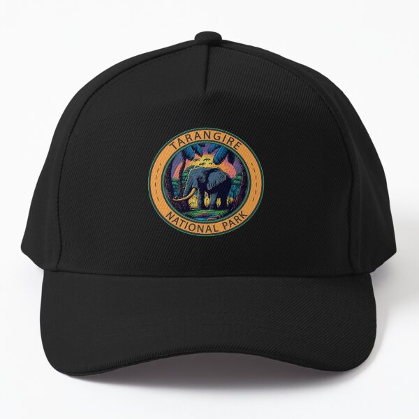 Vista previa del artículo con la obra «Insignia de elefante del Parque Nacional Tarangire, Tanzania», diseñado y vendido por KrisSidDesigns.