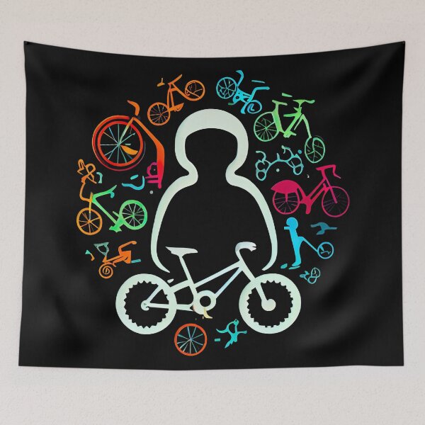 Item preview, A colorful illustration for BMX fans and enthusiasts with a unique graphic design. designed and sold by TourDePassion.