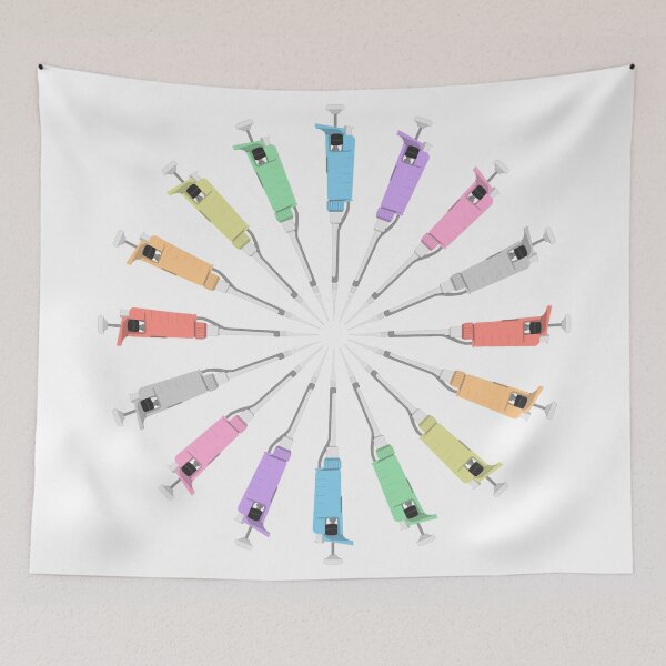Item preview, Pastel Rainbow Circle of Micropipettes designed and sold by emmacatwheels.