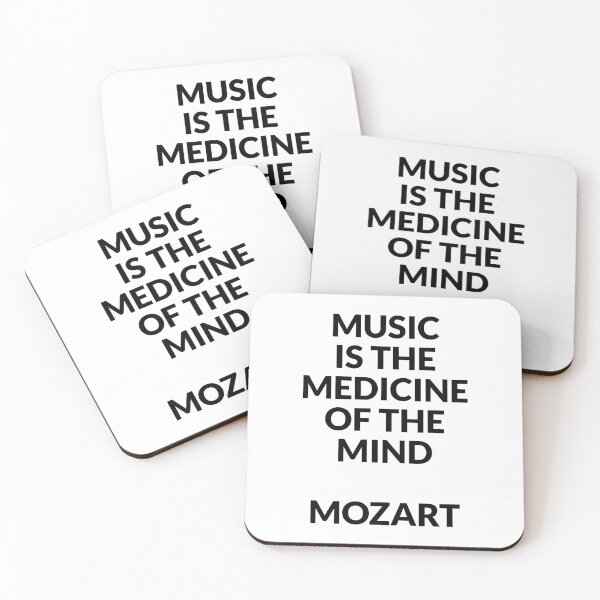 Item preview, Mozart Quotes - Music is the medicine of the mind designed and sold by Inspirationmotivation.