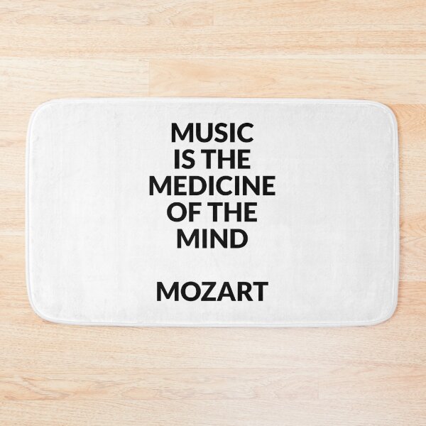 Item preview, Mozart Quotes - Music is the medicine of the mind designed and sold by Inspirationmotivation.