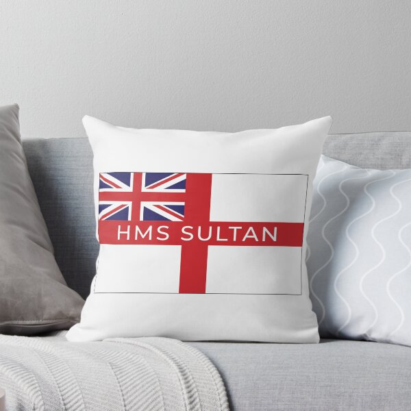 Item preview, HMS Sultan On British White Ensign - British Navy Shore Base designed and sold by Stuart Jones.