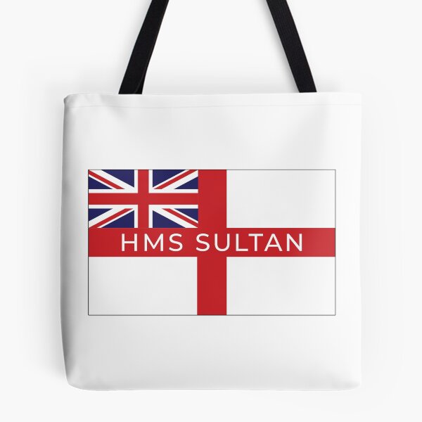 Item preview, HMS Sultan On British White Ensign - British Navy Shore Base designed and sold by Stuart Jones.