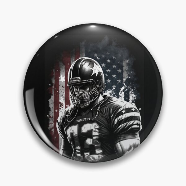 Item preview, American Football Player Usa Flag designed and sold by druckfun.