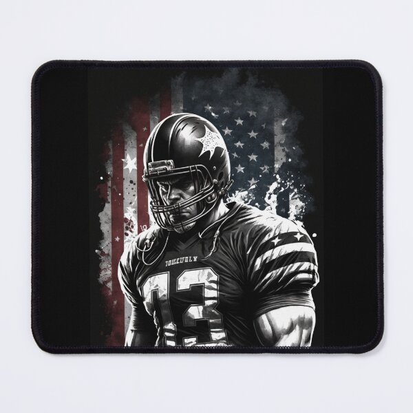 Item preview, American Football Player Usa Flag designed and sold by druckfun.