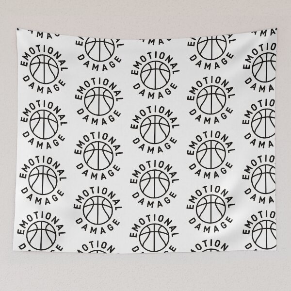 Item preview, Emotional Damage basketball fan joke gift for a laugh designed and sold by GeoffBeattie.