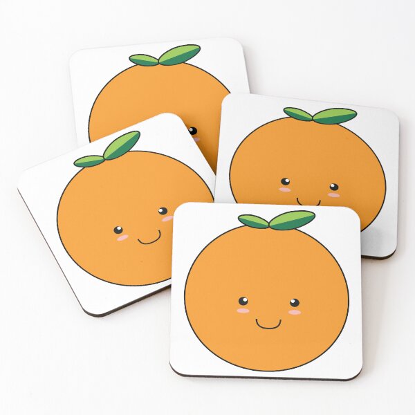 Item preview, Happy Orange designed and sold by ExcuseMeSticker.