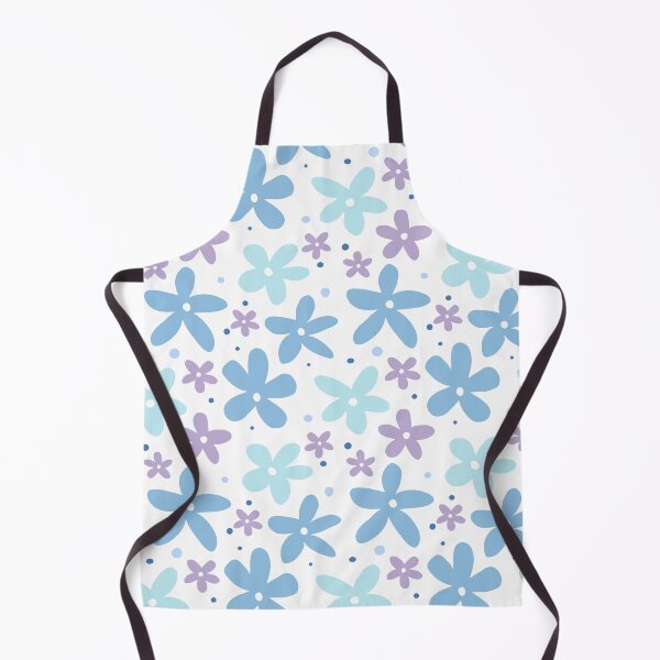 Item preview, Patrón de flor azul designed and sold by Claudia McBain.