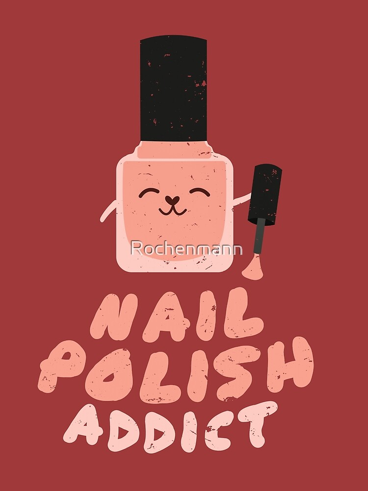 Thumbnail 3 of 3, Scarf, Nail Polish Addict designed and sold by Rochenmann.