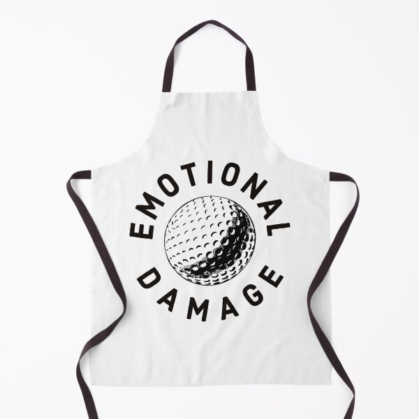 Aperçu de l'œuvre Blague sur les dommages émotionnels pour les fans de golf, cadeau pour rire créée et vendue par GeoffBeattie.