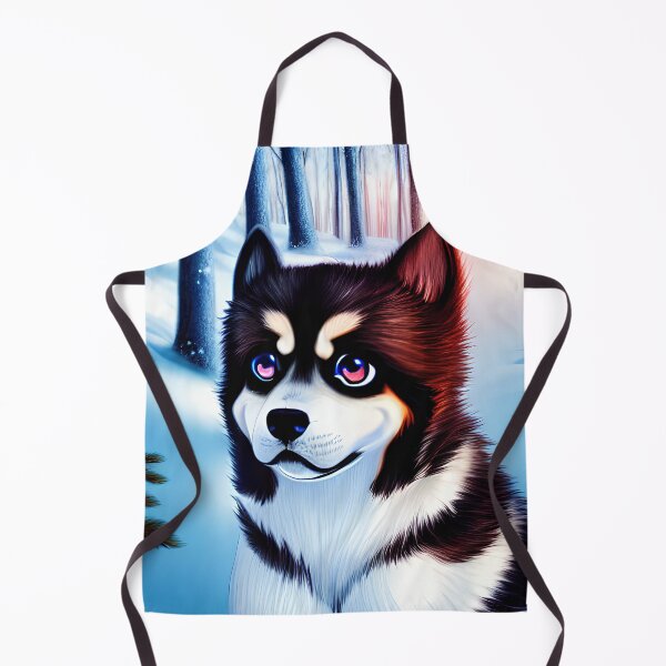Item preview, Cute Anime Dog Enjoying the Winter Forest designed and sold by FreeSpirit-Shop.