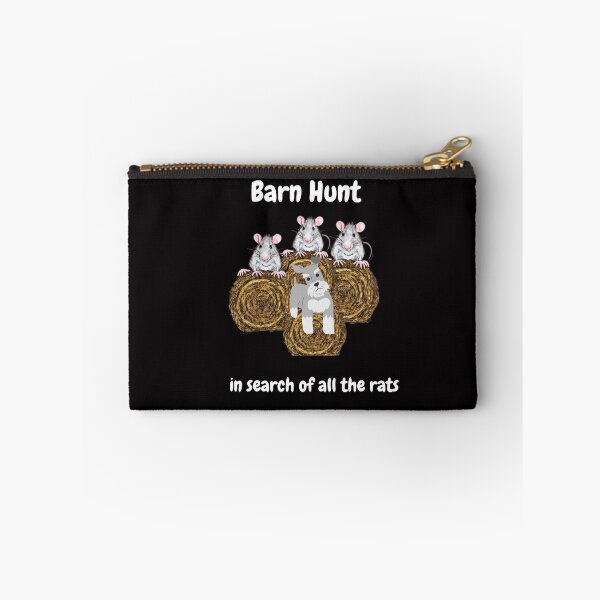 Item preview,  Funny Barn Hunt - in search of all the rats with a miniature schnauzer dog designed and sold by Just4doglovers.
