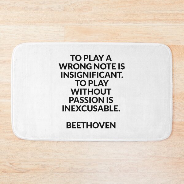 Artikelvorschau, Beethoven-Zitate – Ohne Leidenschaft zu spielen ist unentschuldbar entworfen und verkauft von Inspirationmotivation.