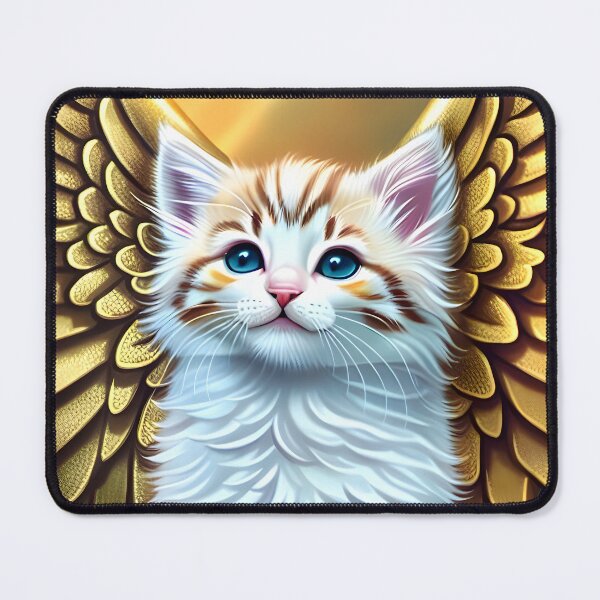 Item preview, Cat with wings - Modern digital art designed and sold by Ai-michiart.