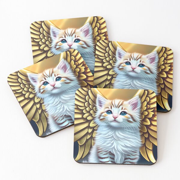 Item preview, Cat with wings - Modern digital art designed and sold by Ai-michiart.