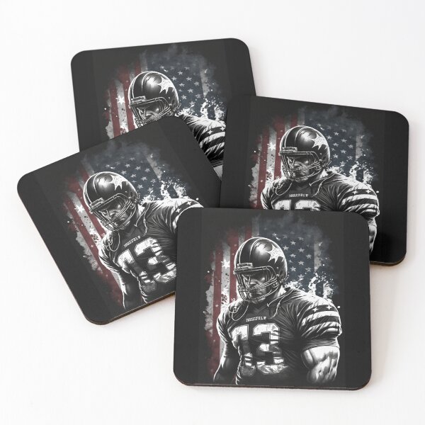 Item preview, American Football Player Usa Flag designed and sold by druckfun.