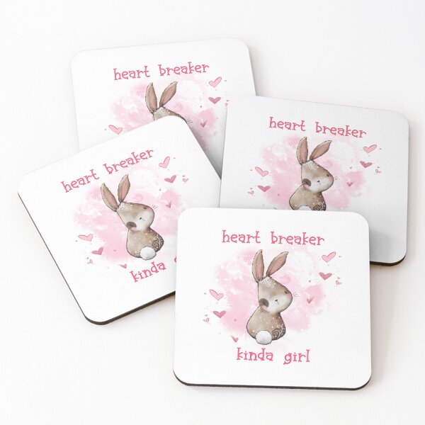 Item preview, Valentine's Day Cute Bunny Heart Breaker Kinda Girl 1 F designed and sold by TasimaDesign.