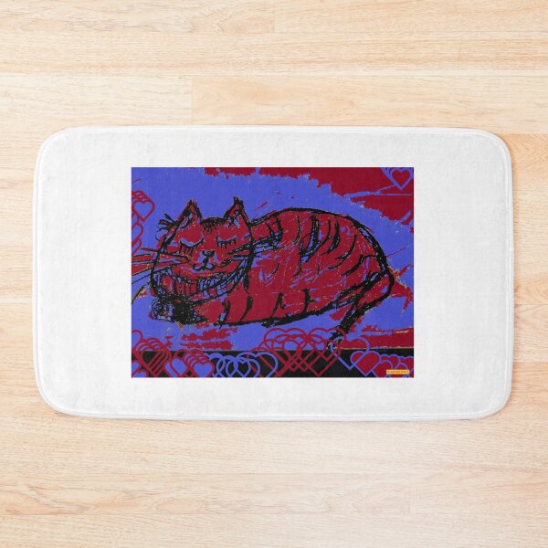Item preview, Lovecat Red and Blue. designed and sold by sunandlion17.