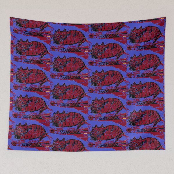 Item preview, Lovecat Red and Blue. designed and sold by sunandlion17.