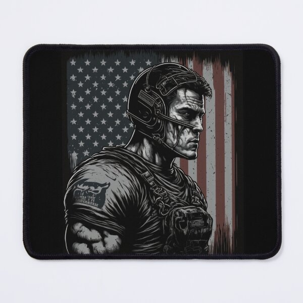 Item preview, American Football Player Usa Flag designed and sold by druckfun.