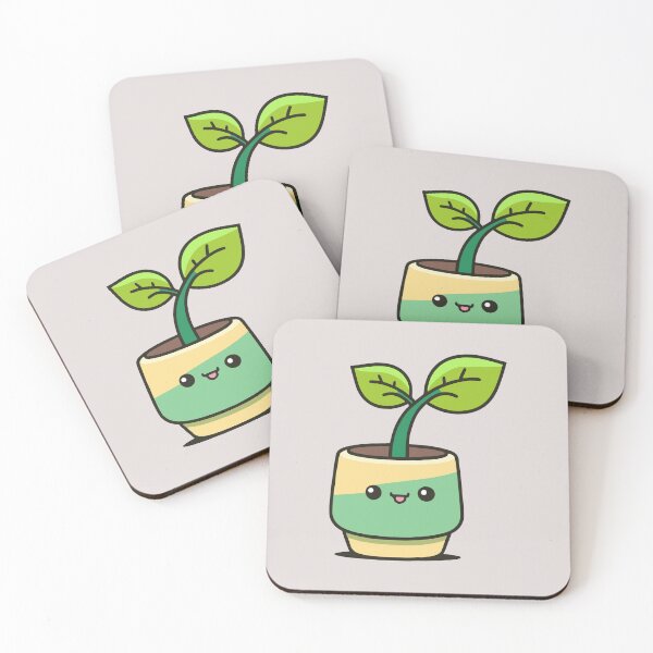 Item preview, Very Cute and Smiling Happy Plant designed and sold by MadSwellDesigns.