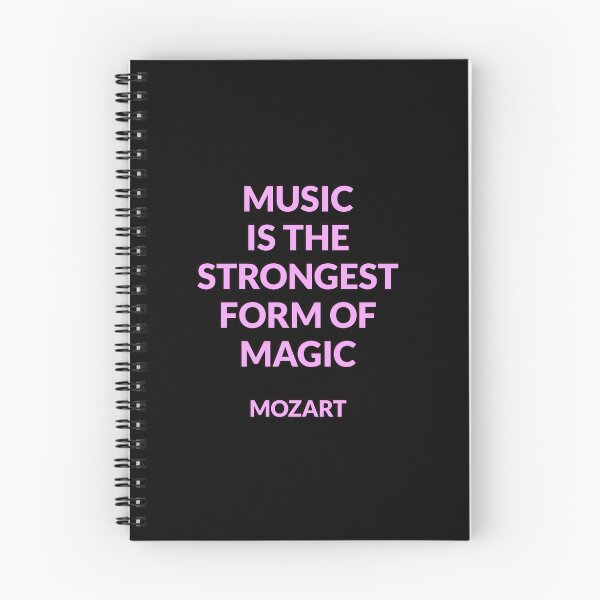 Item preview, Mozart Quote - Music is the strongest form of magic   designed and sold by Inspirationmotivation.