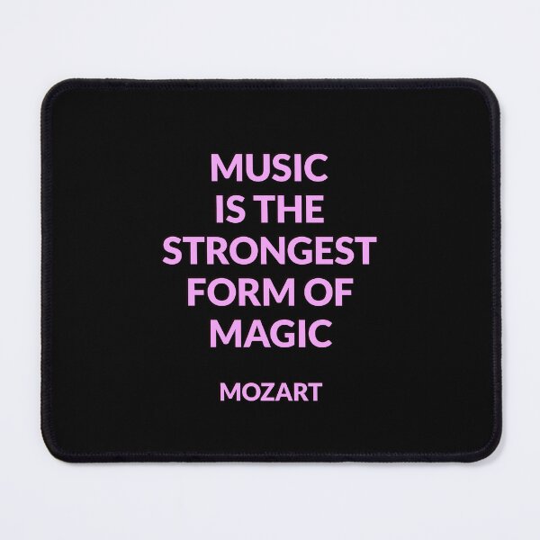 Item preview, Mozart Quote - Music is the strongest form of magic   designed and sold by Inspirationmotivation.